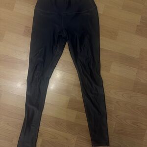 Alo yoga gray airlift high waisted 7/8 pant size small